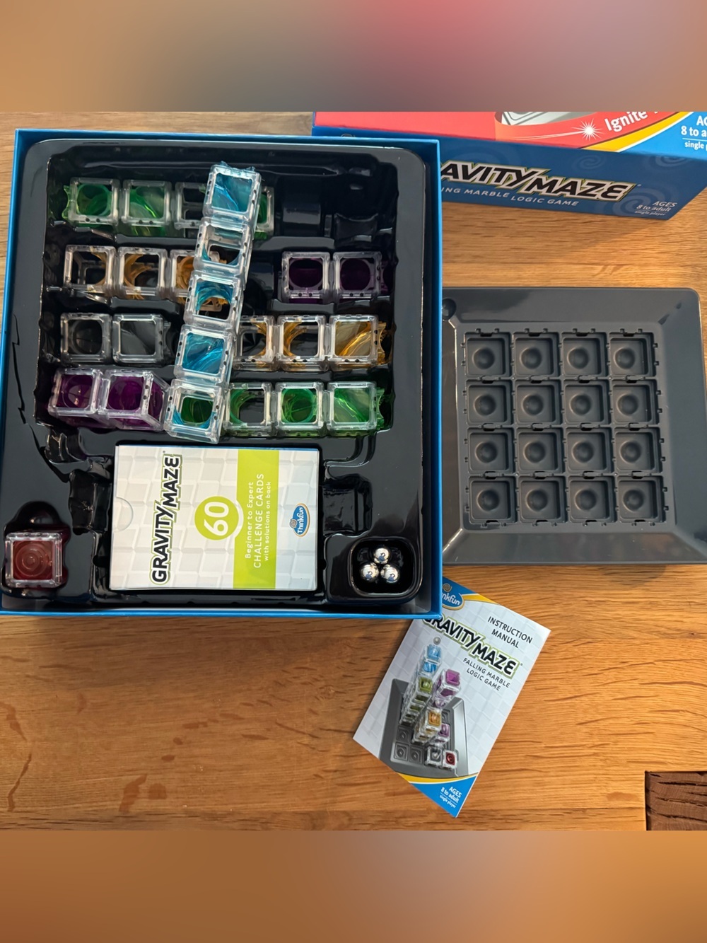 ThinkFun Gravity Maze Falling Marble Logic Game STEM Complete 2015 Toy of Year - Picture 3 of 3